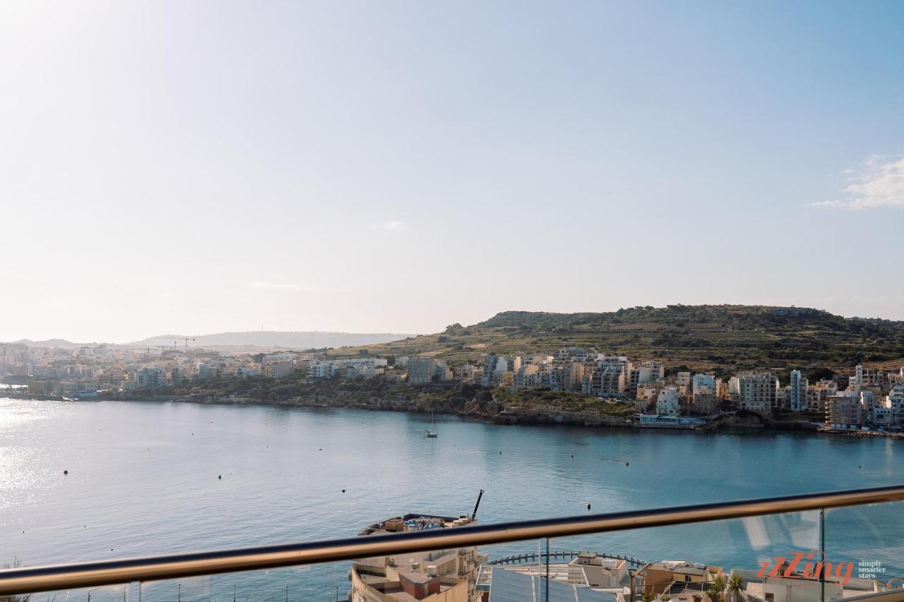 Апартаменты Insta Worthy Gorgeous Seaview Penthouse Сент-Полс-Бей Экстерьер фото